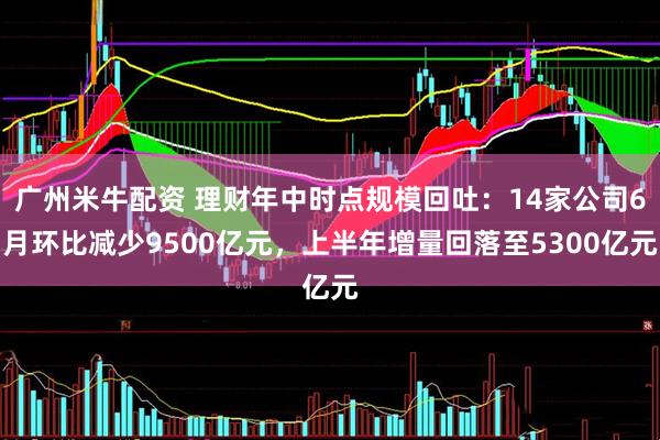 广州米牛配资 理财年中时点规模回吐：14家公司6月环比减少9500亿元，上半年增量回落至5300亿元